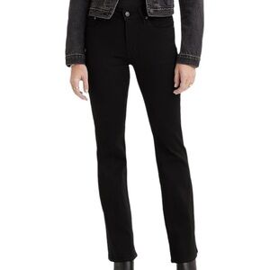 Levi’s 725 high rise bootcut black jeans